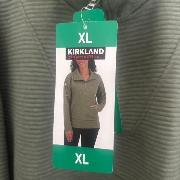 Kirkland Ladies’ Ottoman Half Zip Sweatshirt XL - Picture 6 of 9